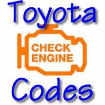 Toyota Trouble Codes