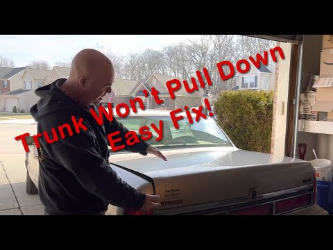 Lincoln Town Car Trunk Won&#039;t Close *SOLVED*