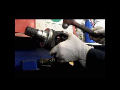 How to replace a u joint on a front drive axle Ford F150 F250 F350