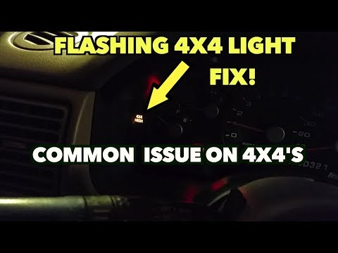 Flashing 4x4 Light Fix. Ford Explorer and other&#039;s fords 4x4