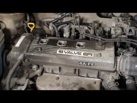 How to replace spark plugs Toyota Corolla years 1991 to 2000