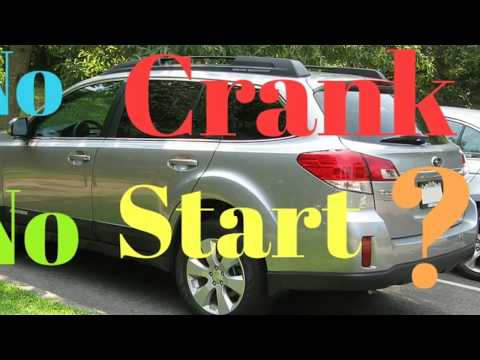 2014 SUBARU OUTBACK No Crank, No Start, FUSE? RELAY? STARTER? One click...Fixed...