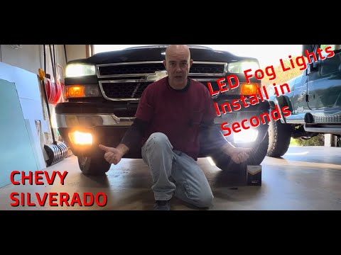 Chevy Silverado LED Fog Lights Installation in Seconds