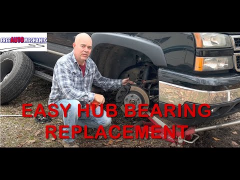 How to Replace Front Hub Bearing on 4WD 99-07 Chevy Silverado Suburban GMC Sierra Yukon