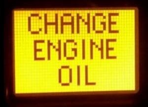 reset oil change light