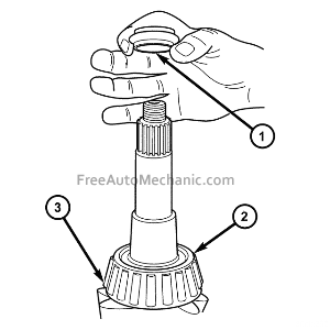 Pinion shaft bearing installation