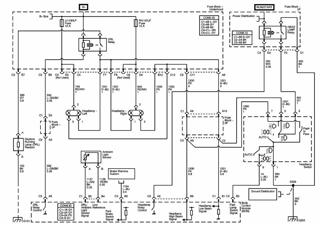 2006 Pontiac Torrent Head Light Wiring Diagram - Freeautomechanic Advice