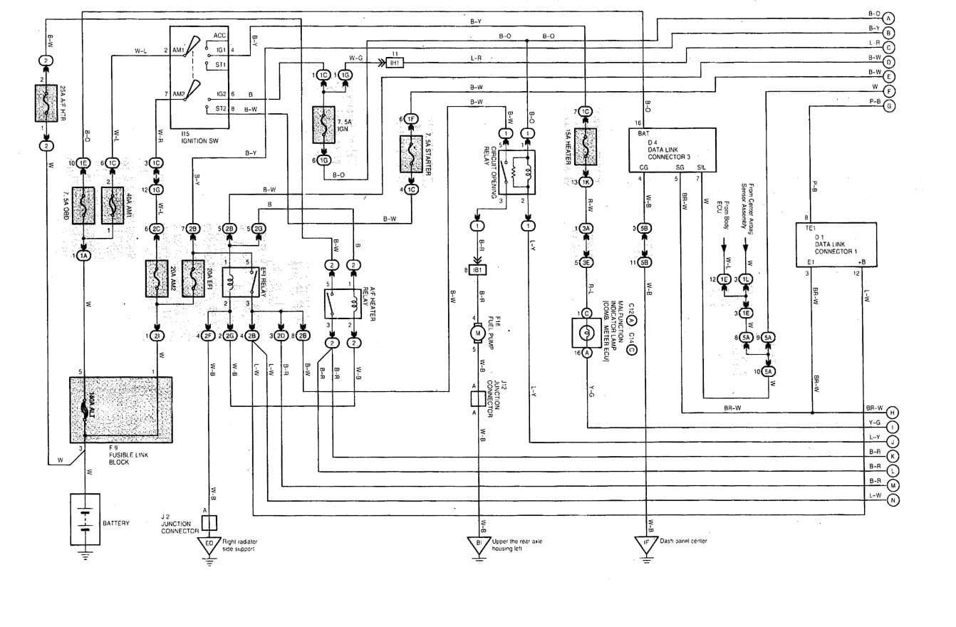 Fuel Pump Circuit 1999 Rx300 Lexus - FreeAutoMechanic Advice