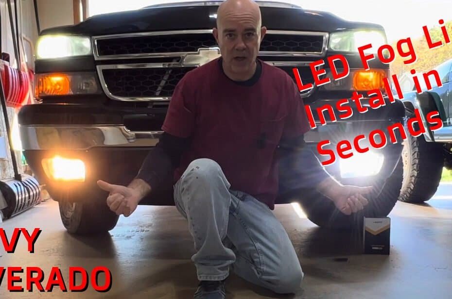 LASFIT LED fog lights chevy truck